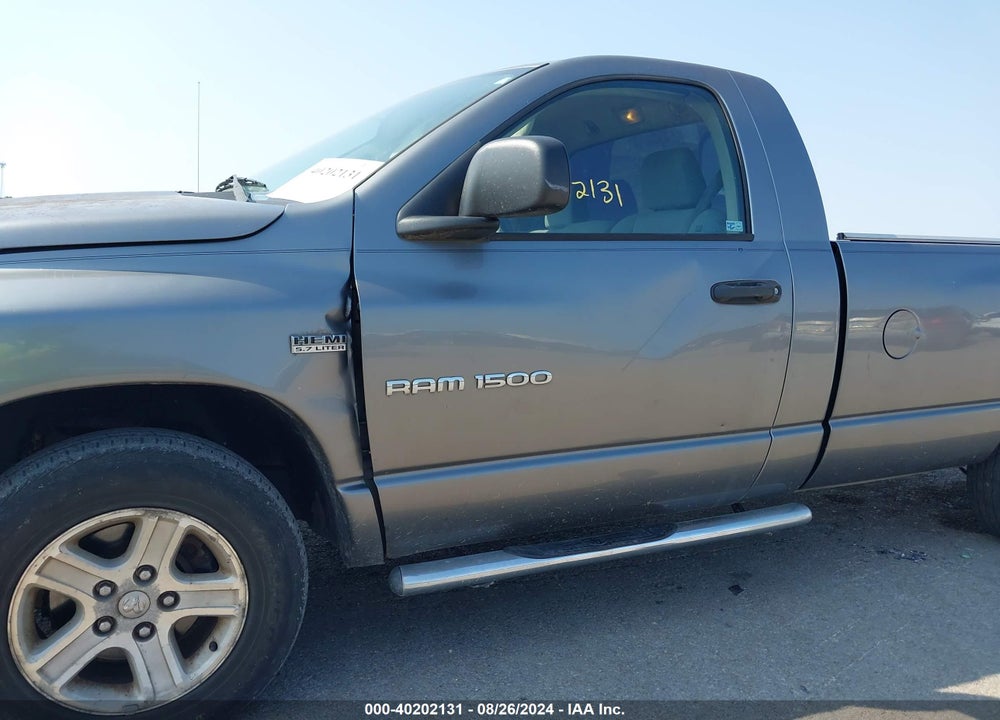 2007 DODGE RAM 1500 SLT VIN: 1D7HA16287J556873