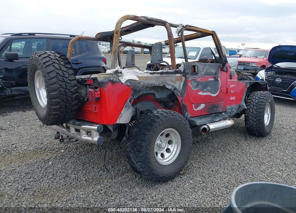 2002 JEEP WRANGLER SPORT VIN: 1J4FA49S42P726211