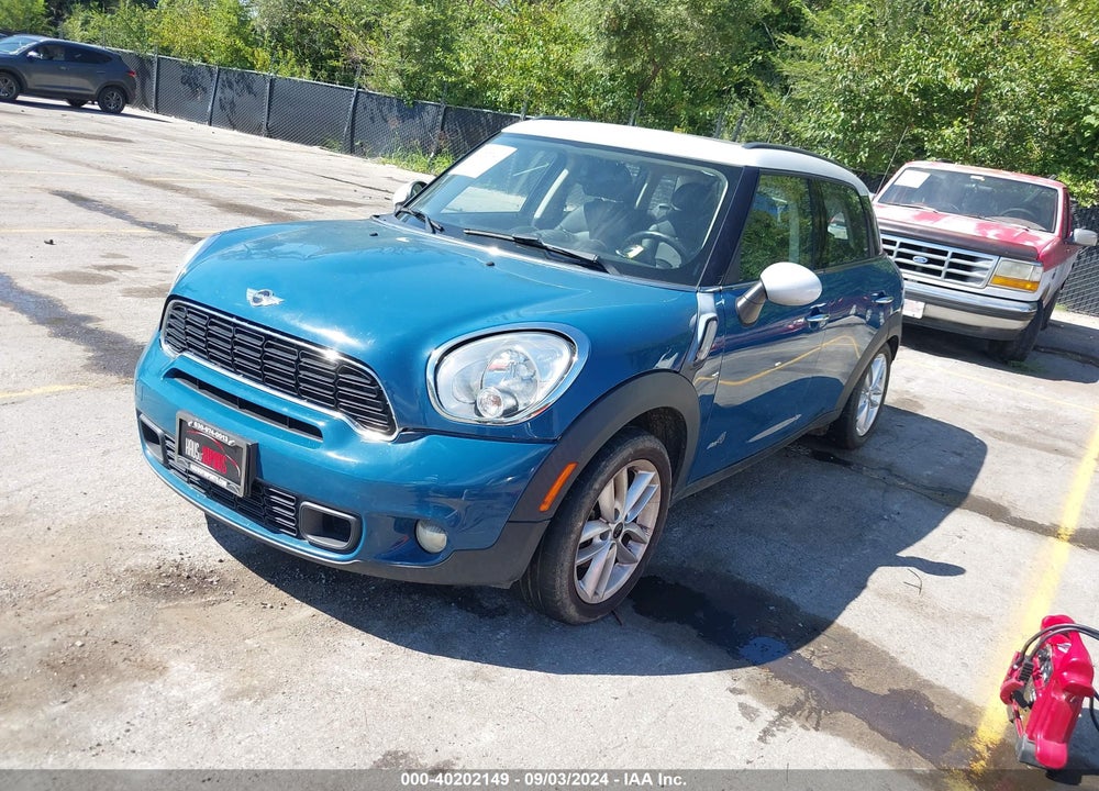 2012 MINI COOPER S COUNTRYMAN VIN: WMWZC5C55CWL60947