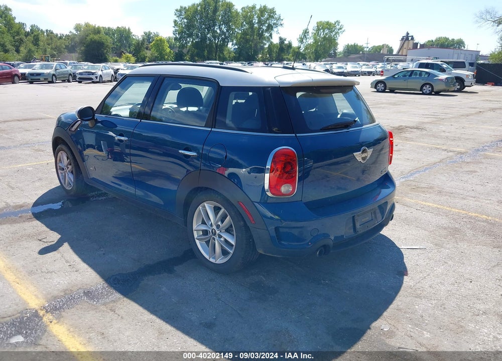 2012 MINI COOPER S COUNTRYMAN VIN: WMWZC5C55CWL60947