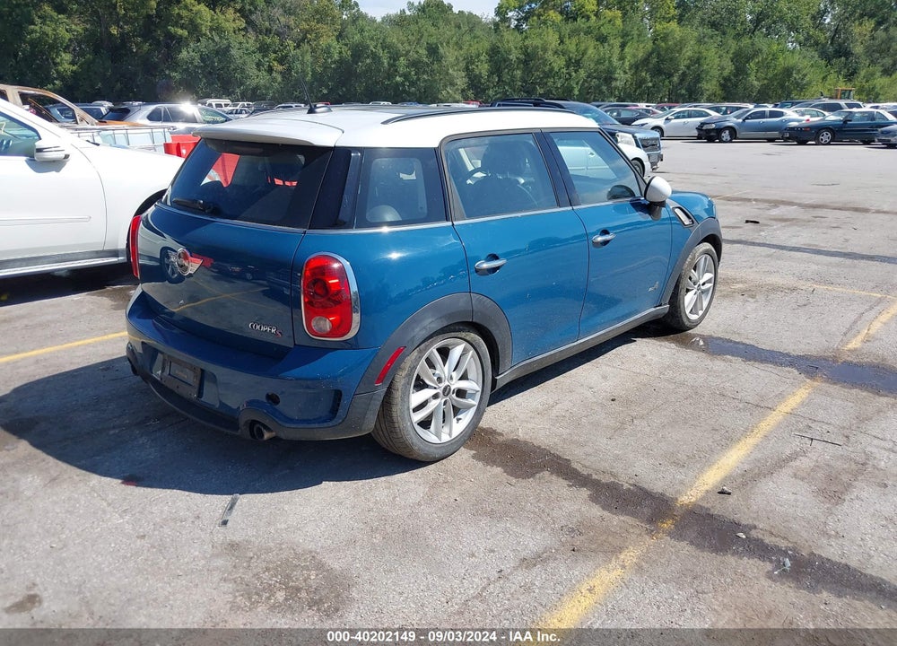 2012 MINI COOPER S COUNTRYMAN VIN: WMWZC5C55CWL60947
