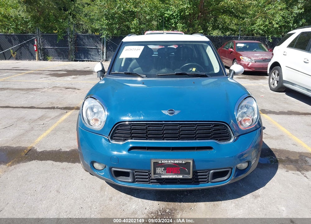 2012 MINI COOPER S COUNTRYMAN VIN: WMWZC5C55CWL60947