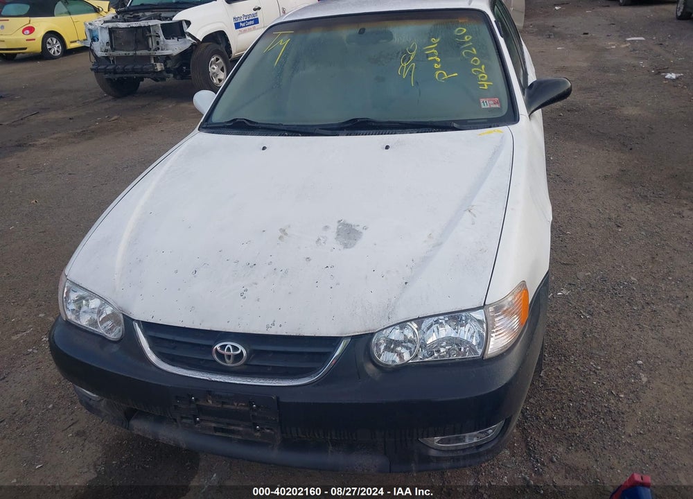 2002 TOYOTA COROLLA LE VIN: 2T1BR12E52C538280