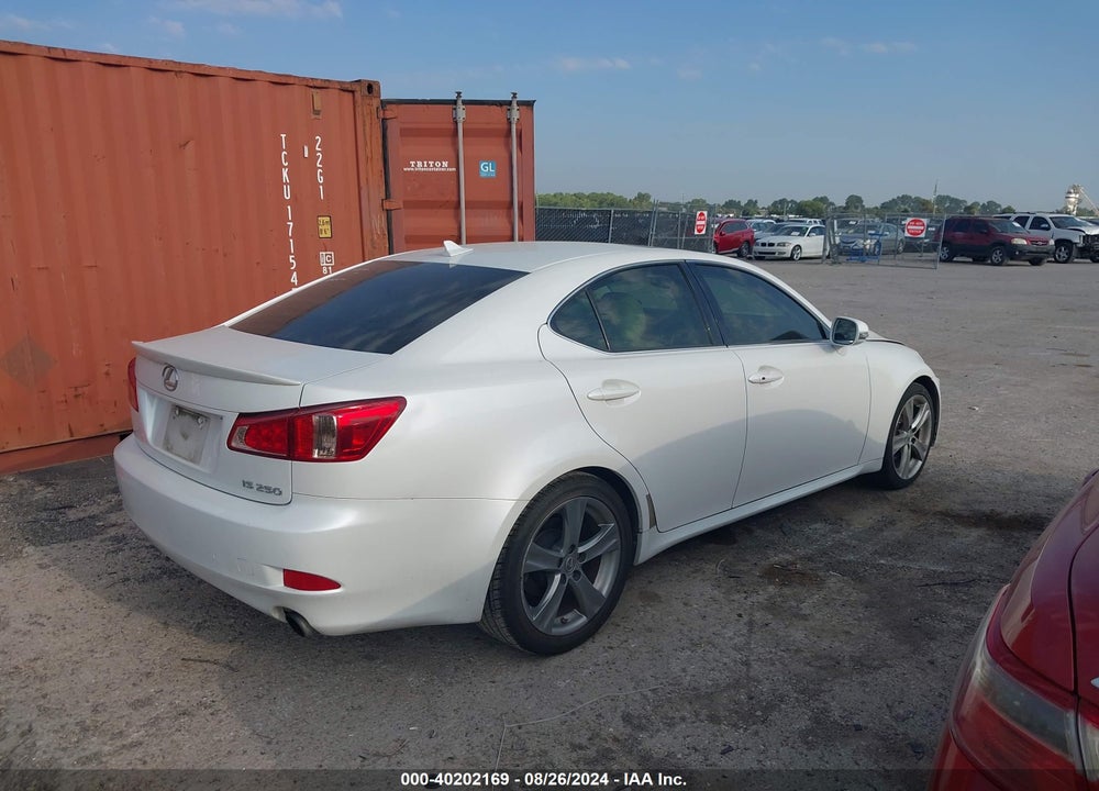 2012 LEXUS IS 250 VIN: JTHBF5C21C5173372