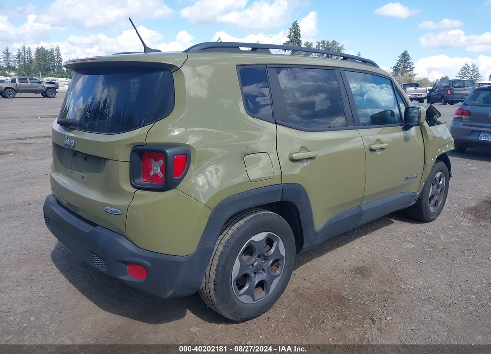 2015 JEEP RENEGADE LATITUDE VIN: ZACCJABH6FPB86312