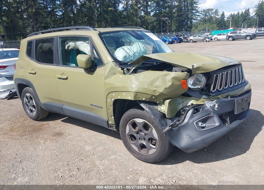 2015 JEEP RENEGADE LATITUDE VIN: ZACCJABH6FPB86312