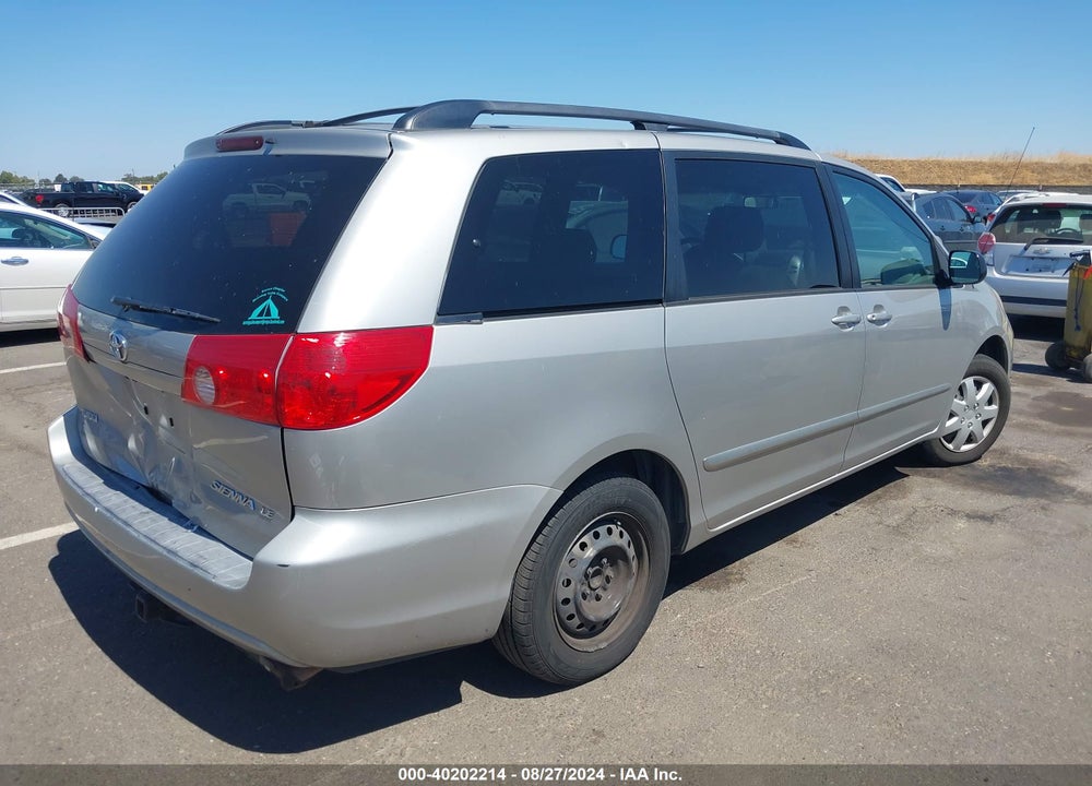 2008 TOYOTA SIENNA LE VIN: 5TDZK23C28S219120