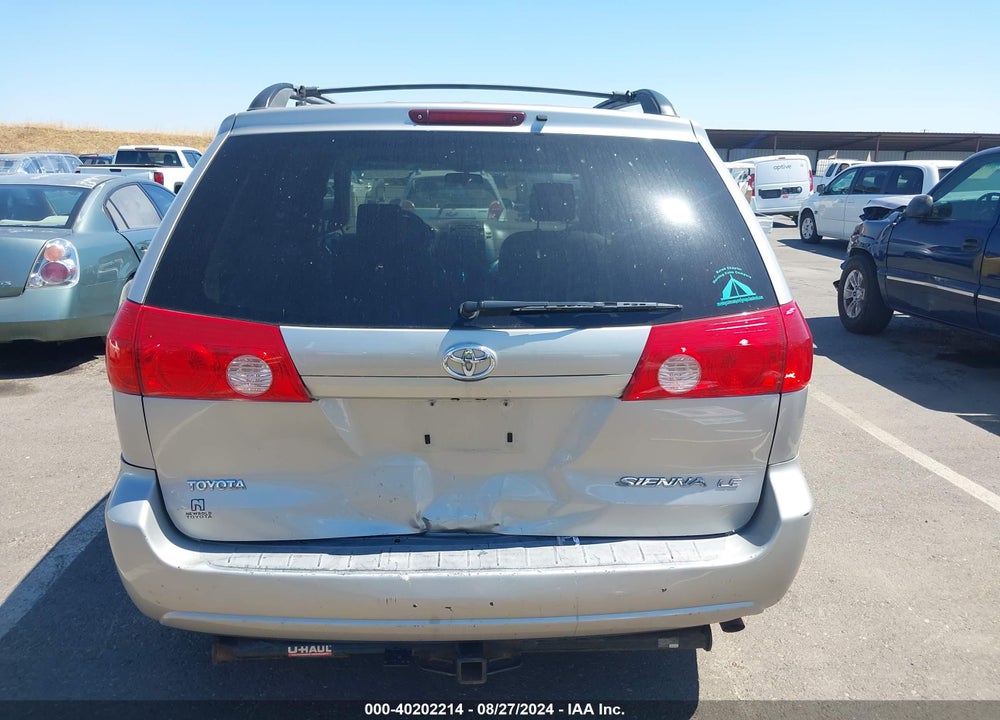 2008 TOYOTA SIENNA LE VIN: 5TDZK23C28S219120