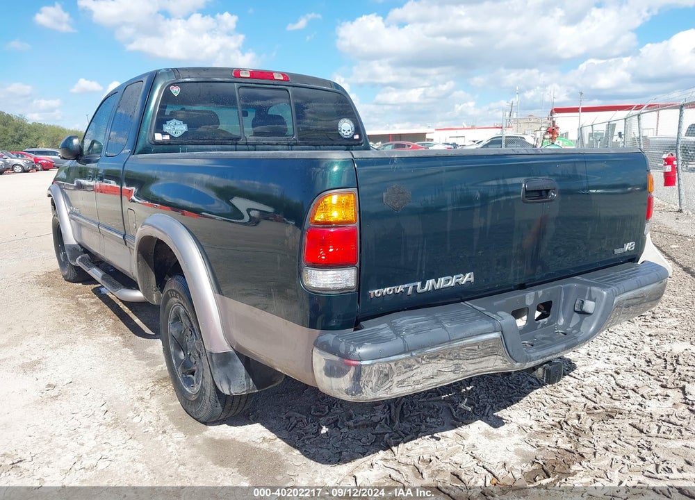 2002 TOYOTA TUNDRA LTD V8 VIN: 5TBRT38152S270783