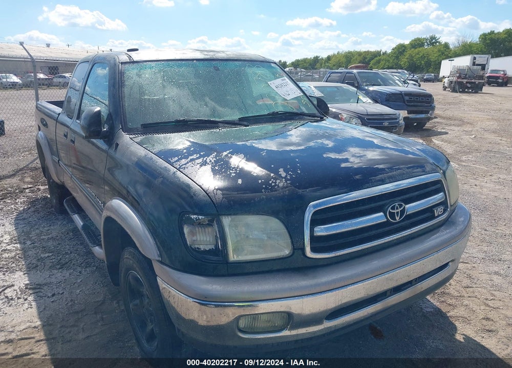 2002 TOYOTA TUNDRA LTD V8 VIN: 5TBRT38152S270783
