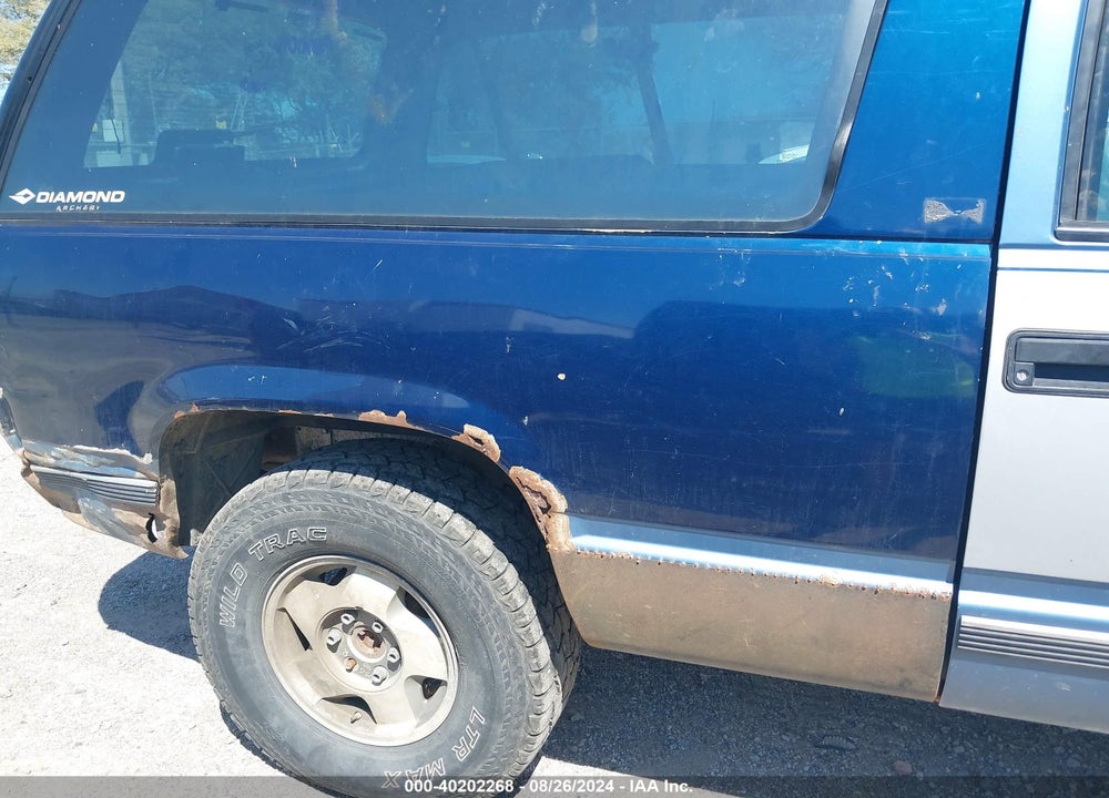 1994 CHEVROLET BLAZER K1500 VIN: 1GNEK18K9RJ317754