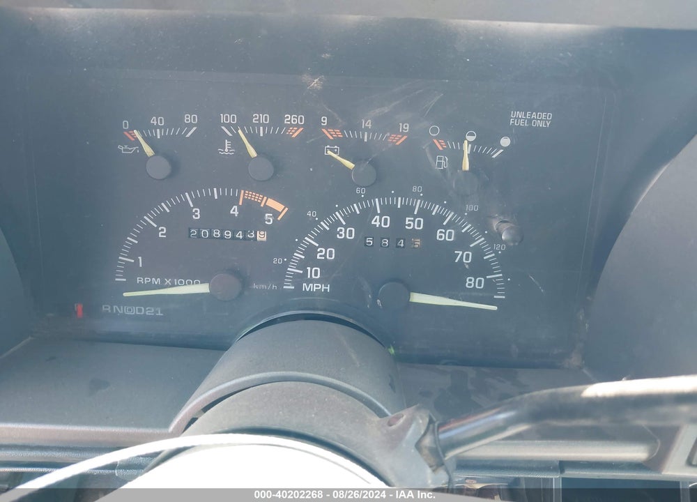 1994 CHEVROLET BLAZER K1500 VIN: 1GNEK18K9RJ317754