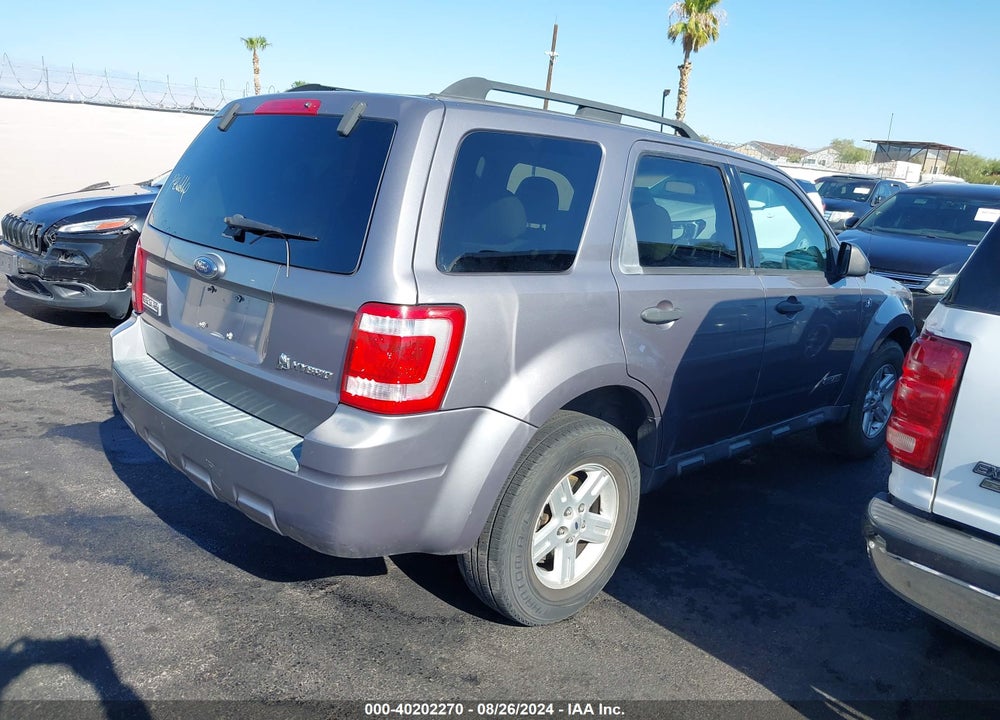 2008 FORD ESCAPE HYBRID VIN: 1FMCU59H88KA42404