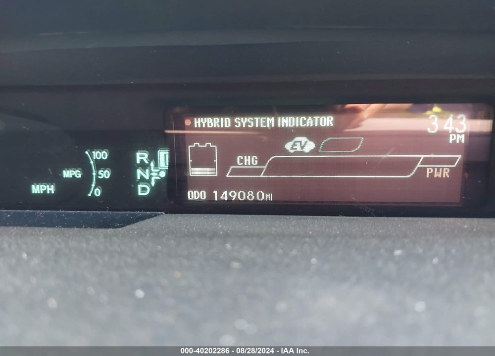2013 TOYOTA PRIUS VIN: JTDKN3DU8D5680103
