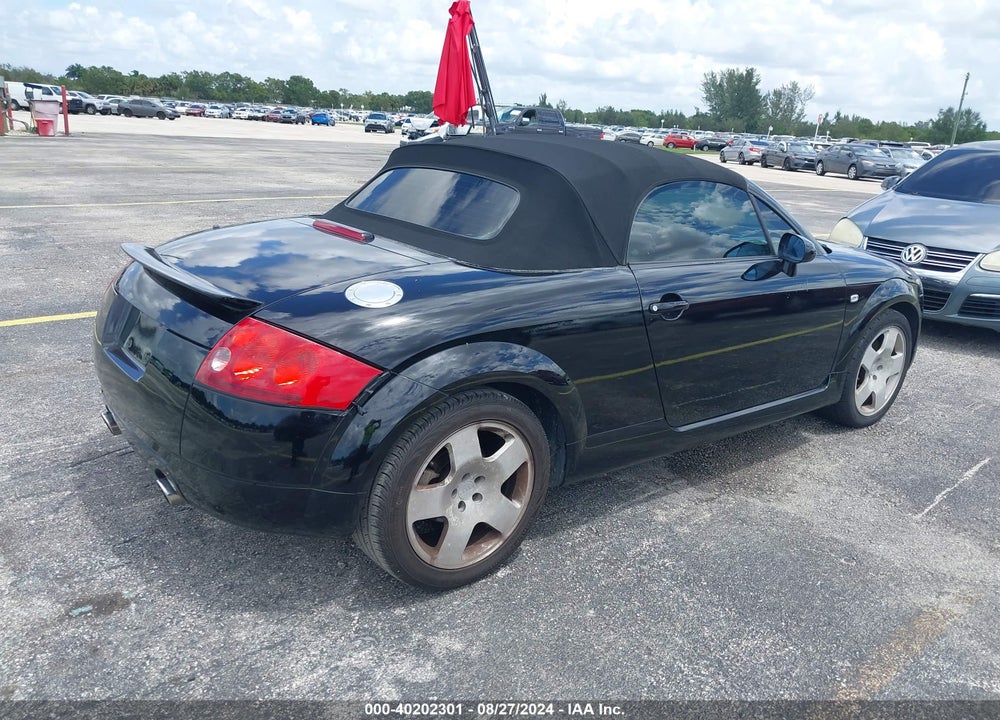 2002 AUDI TT 1.8L VIN: TRUUT28N621033463