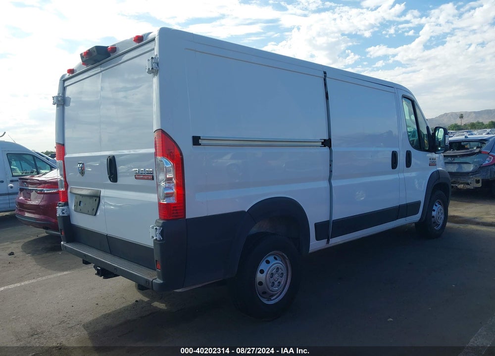 2021 RAM PROMASTER 1500 LOW ROOF 136 WB VIN: 3C6LRVAG6ME567359