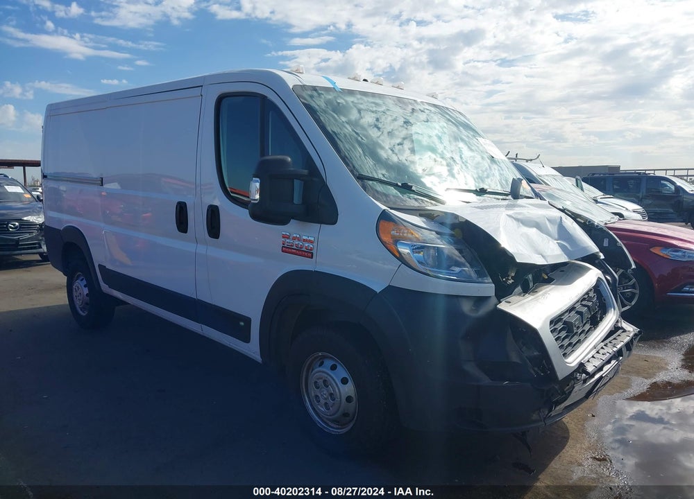 2021 RAM PROMASTER 1500 LOW ROOF 136 WB VIN: 3C6LRVAG6ME567359