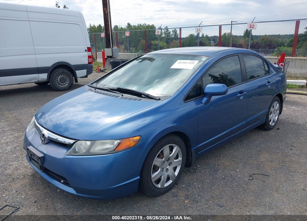2006 HONDA CIVIC LX VIN: 1HGFA16596L151119