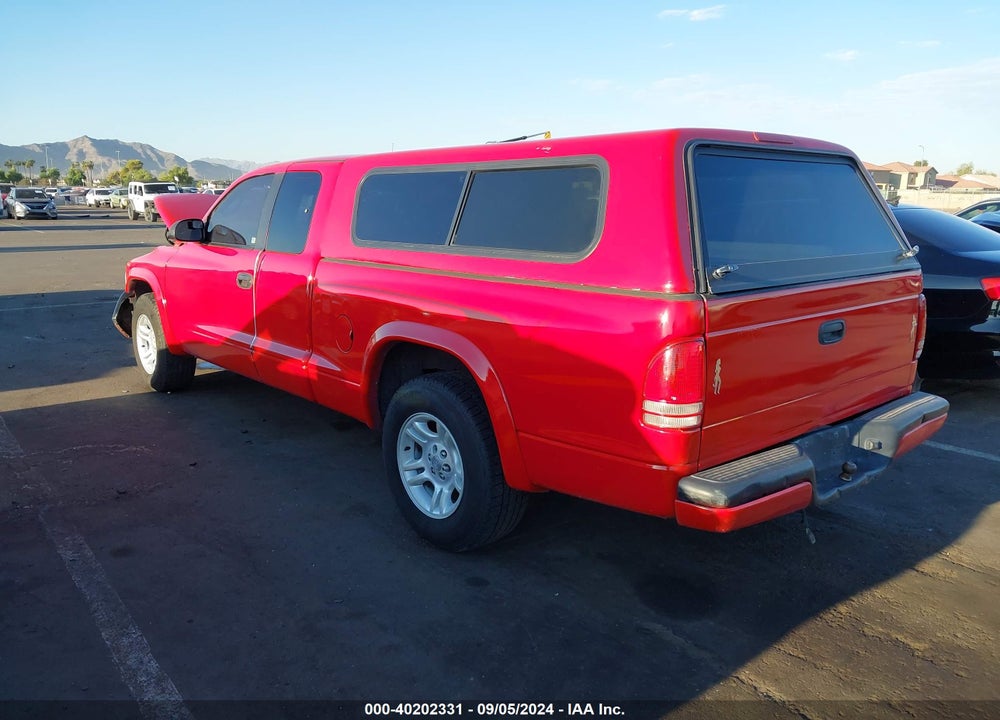 2002 DODGE DAKOTA SPORT VIN: 1B7GL32X62S556550