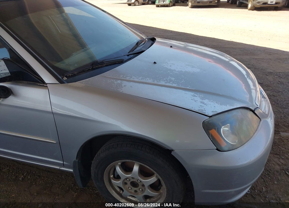 2001 HONDA CIVIC LX VIN: 1HGES15551L058780