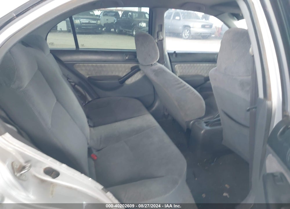 2001 HONDA CIVIC LX VIN: 1HGES15551L058780