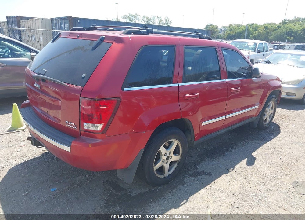 2005 JEEP GRAND CHEROKEE LIMITED VIN: 1J4HR58265C527200