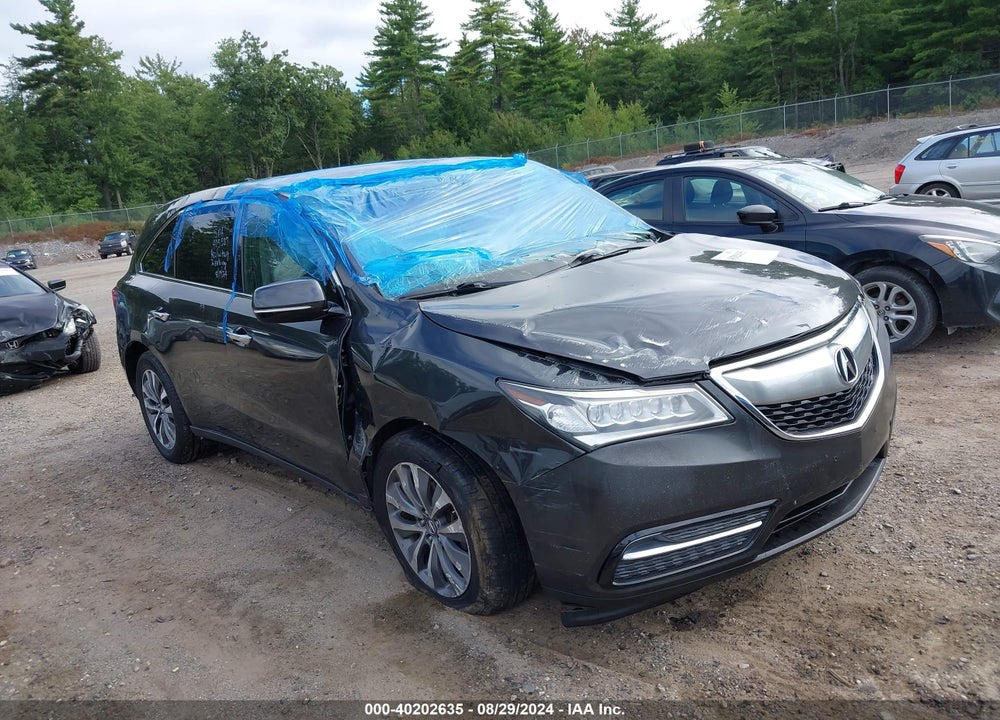 2015 ACURA MDX TECHNOLOGY PACKAGE VIN: 5FRYD4H47FB024066