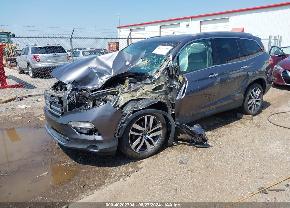 2017 HONDA PILOT ELITE VIN: 5FNYF6H07HB025533