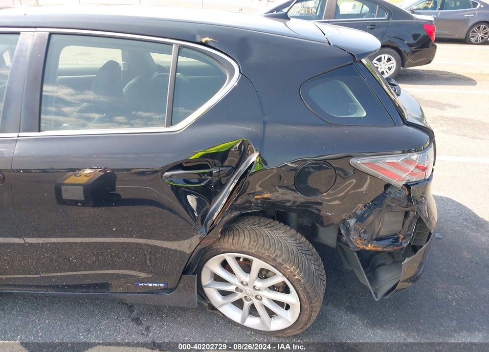 2011 LEXUS CT 200H PREMIUM VIN: JTHKD5BH3B2034002