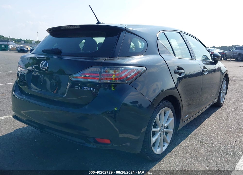 2011 LEXUS CT 200H PREMIUM VIN: JTHKD5BH3B2034002
