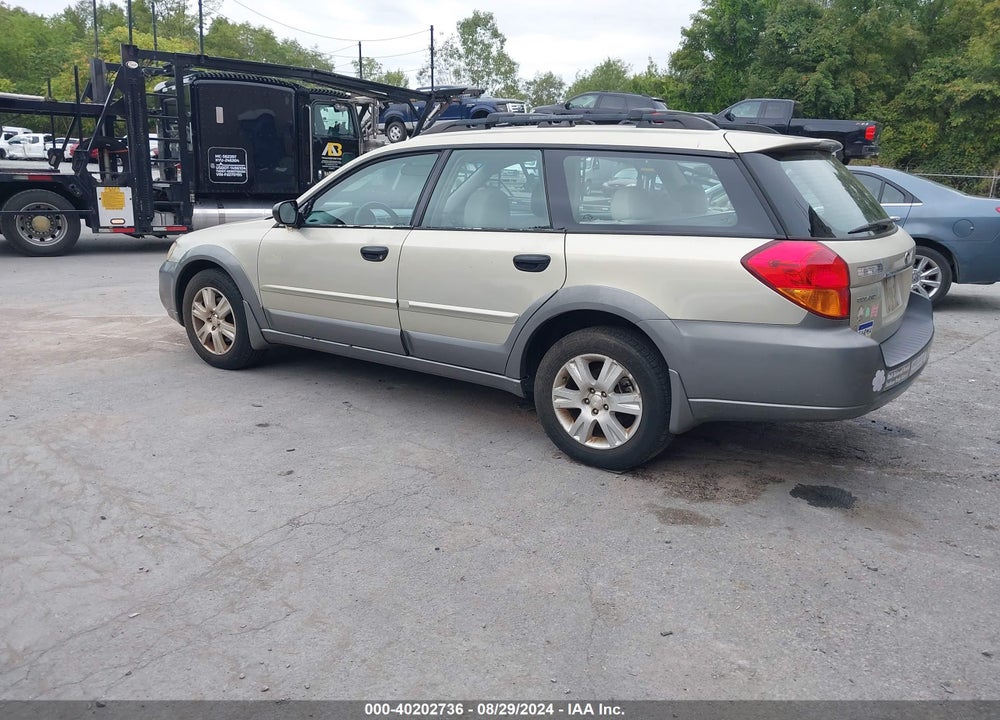2005 SUBARU OUTBACK 2.5I VIN: 4S4BP61C157331728