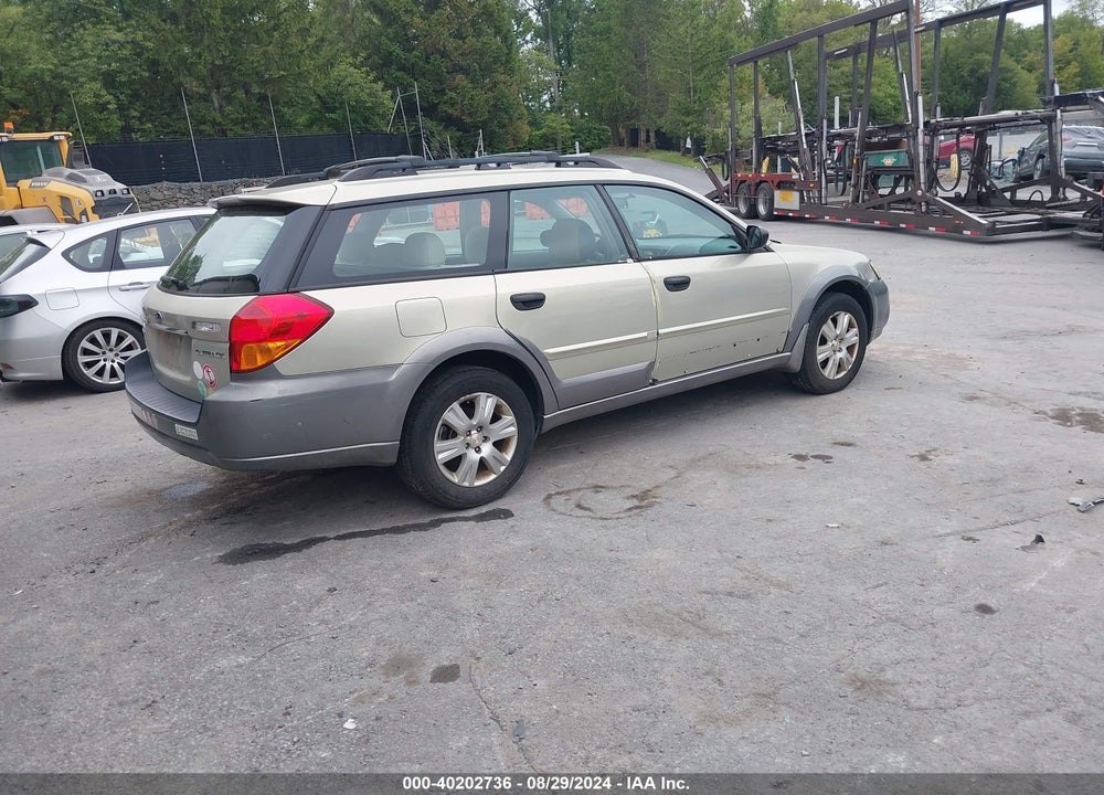 2005 SUBARU OUTBACK 2.5I VIN: 4S4BP61C157331728