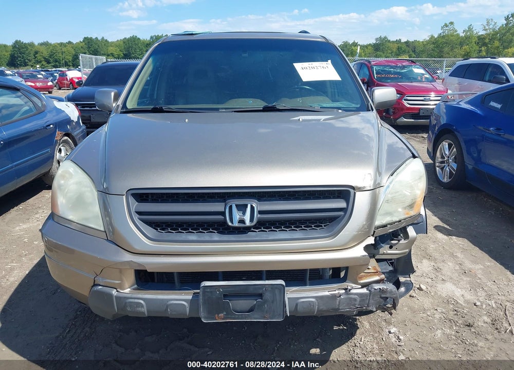 2005 HONDA PILOT EX-L VIN: 2HKYF18615H515566