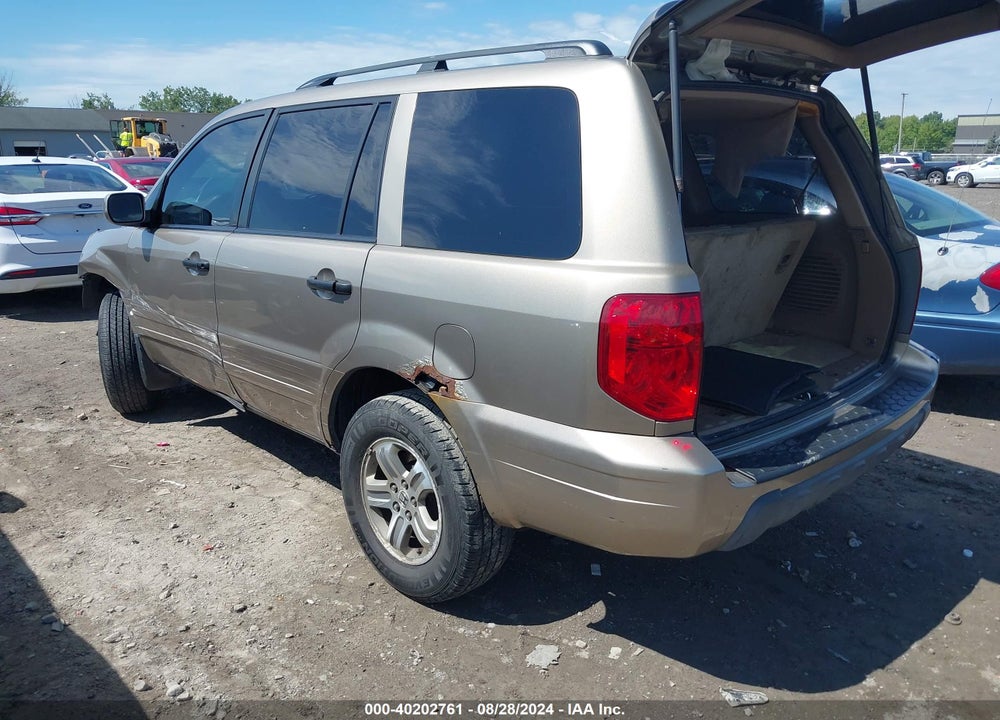 2005 HONDA PILOT EX-L VIN: 2HKYF18615H515566