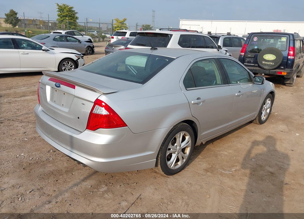 2012 FORD FUSION VIN: 3FAHP0HA3CR170200