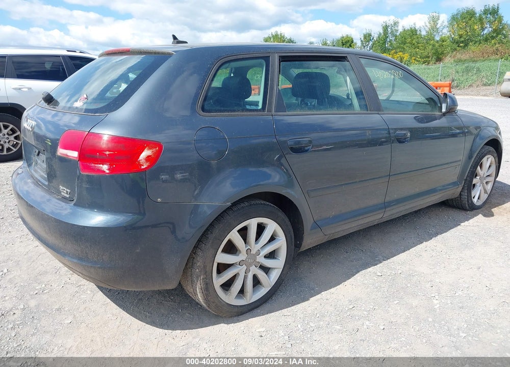2009 AUDI A3 2.0T VIN: WAUKF78P29A112031