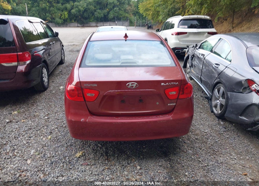 2009 HYUNDAI ELANTRA GLS VIN: KMHDU46D69U659287