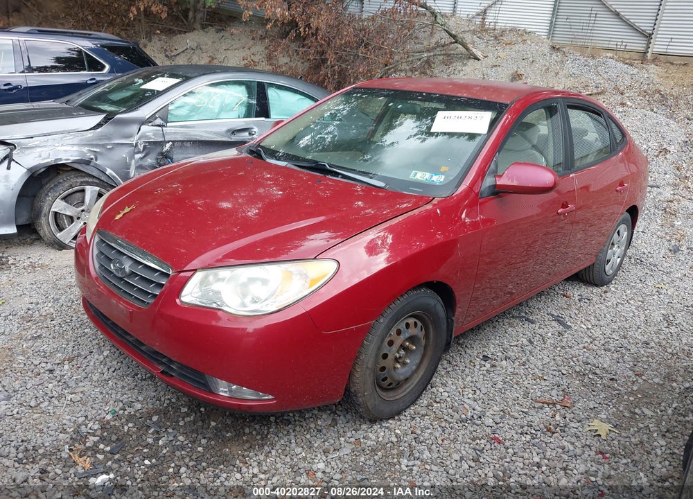 2009 HYUNDAI ELANTRA GLS VIN: KMHDU46D69U659287