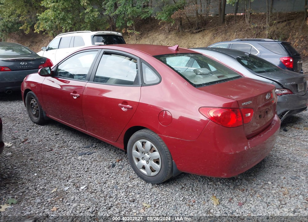 2009 HYUNDAI ELANTRA GLS VIN: KMHDU46D69U659287