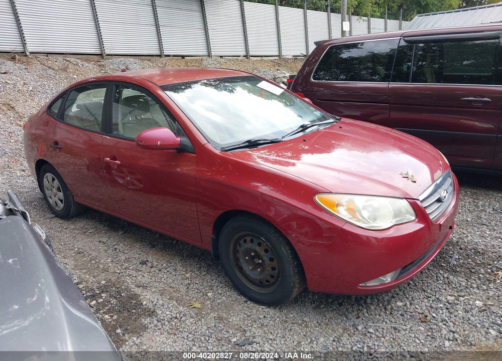 2009 HYUNDAI ELANTRA GLS VIN: KMHDU46D69U659287