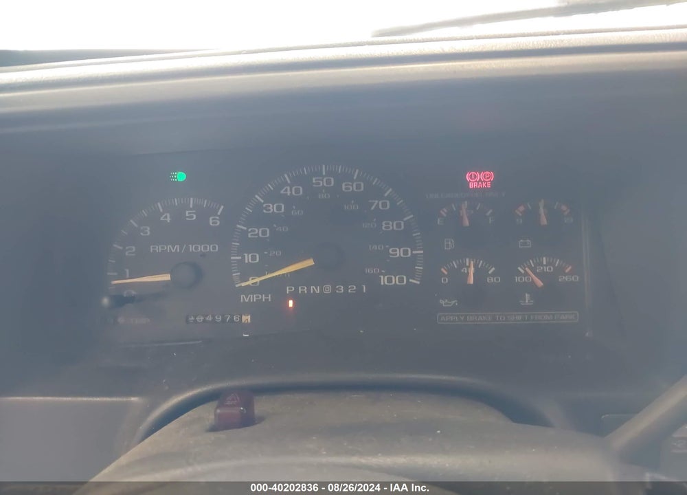 1998 CHEVROLET K1500 FLEETSIDE VIN: 2GCEK19R6W1220053