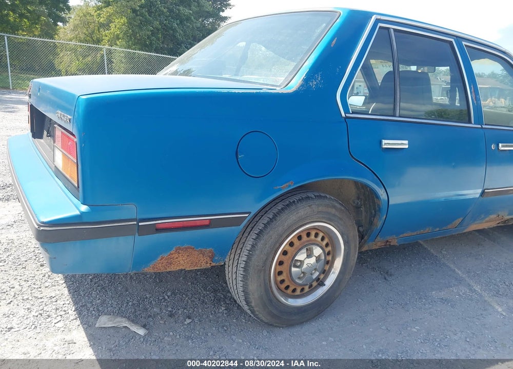 1986 CHEVROLET CAVALIER VIN: 1G1JC69P2GK135566