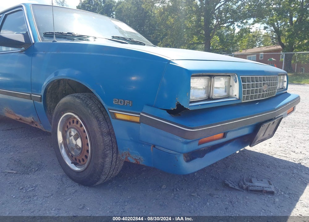 1986 CHEVROLET CAVALIER VIN: 1G1JC69P2GK135566