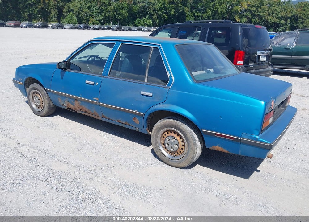 1986 CHEVROLET CAVALIER VIN: 1G1JC69P2GK135566