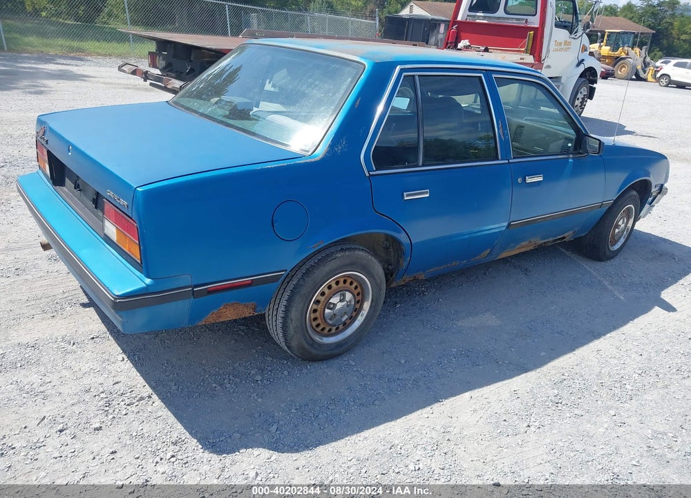 1986 CHEVROLET CAVALIER VIN: 1G1JC69P2GK135566