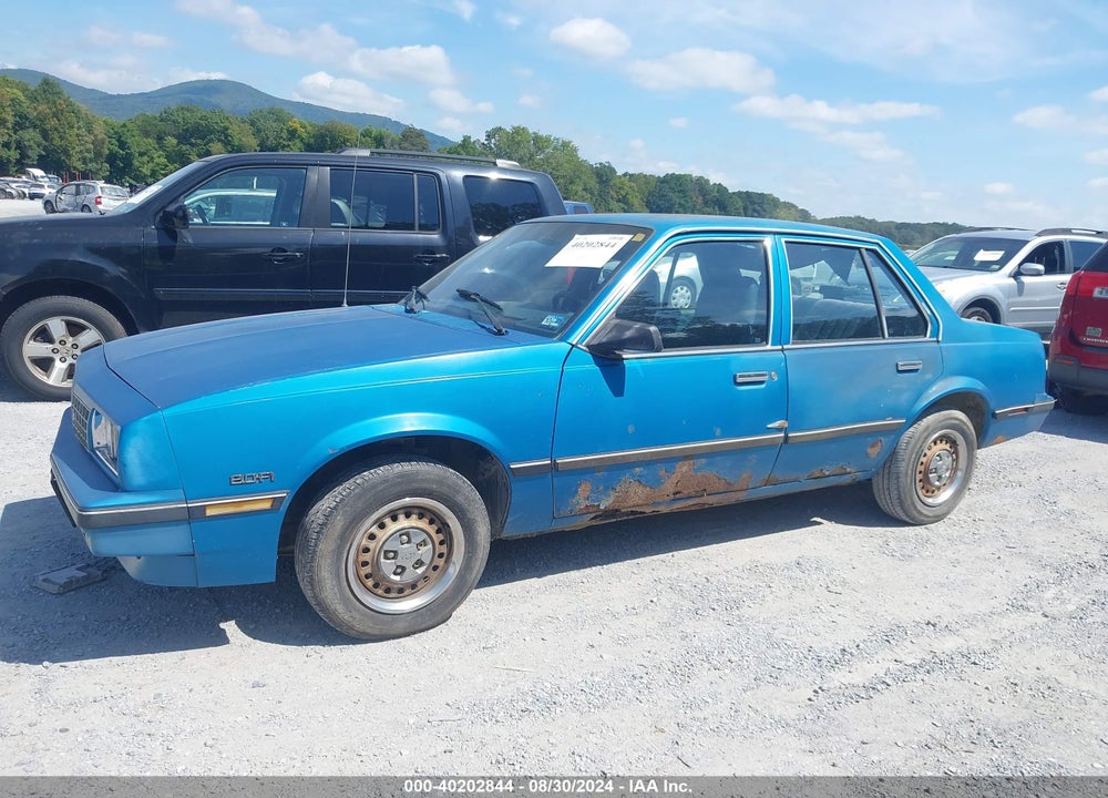 1986 CHEVROLET CAVALIER VIN: 1G1JC69P2GK135566