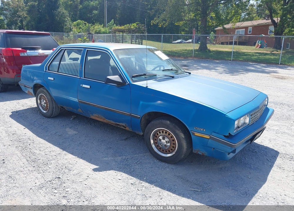 1986 CHEVROLET CAVALIER VIN: 1G1JC69P2GK135566