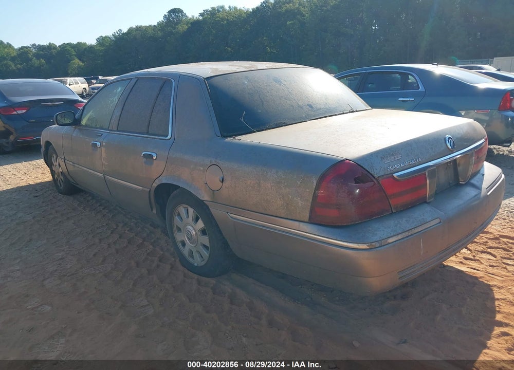 2004 MERCURY GRAND MARQUIS LS VIN: 2MEFM75W94X638709