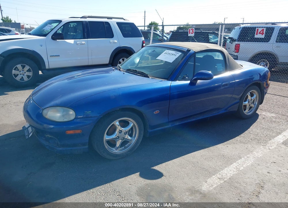 1999 MAZDA MX-5 MIATA LEATHER PKG/POPULAR EQUIPMENT PKG/SPORTS PKG/TOURING PKG VIN: JM1NB3539X0136268