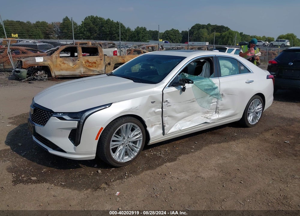 2022 CADILLAC CT4 PREMIUM LUXURY VIN: 1G6DF5RKXN0107181